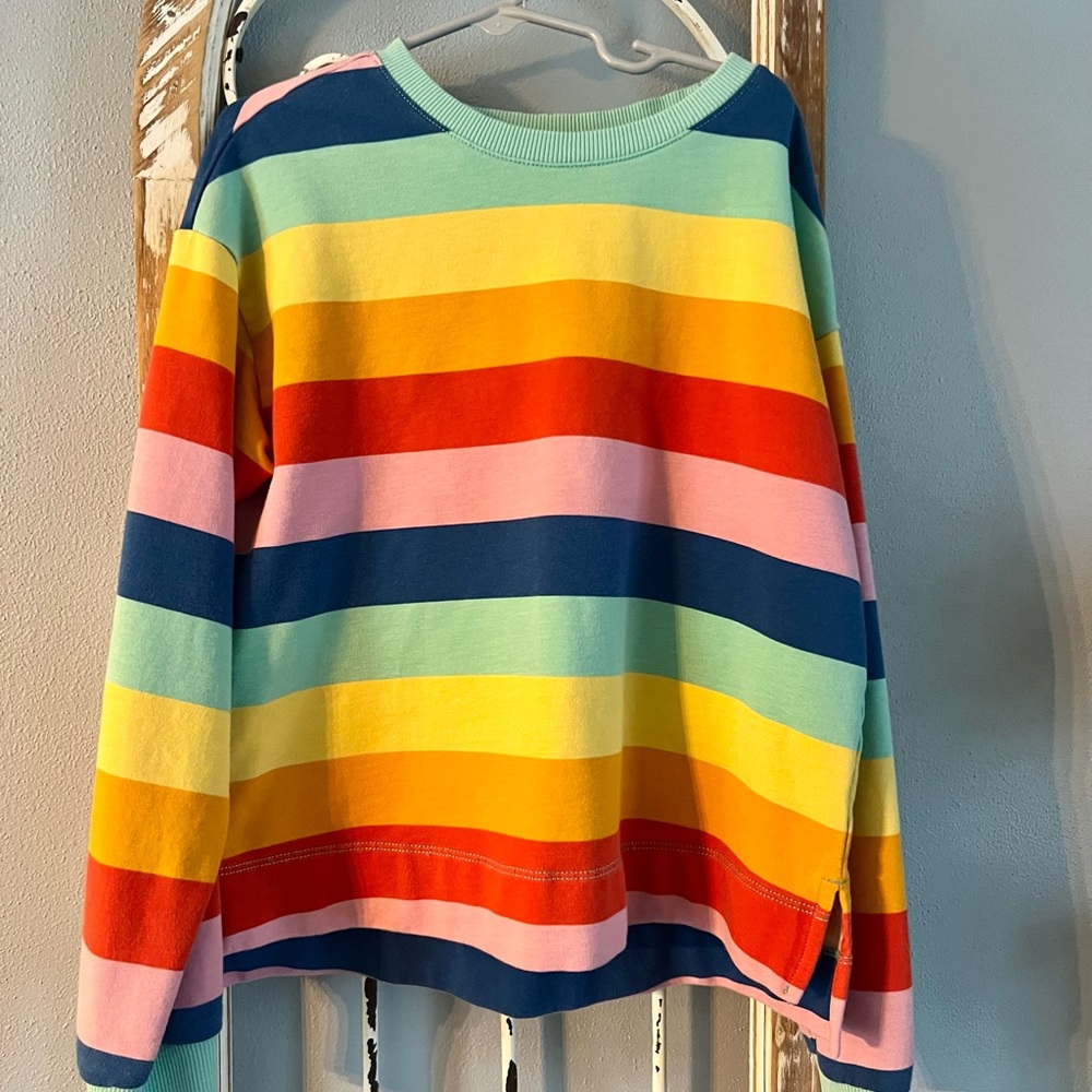 Colorful Striped Hanna Andersson Sweatshirt